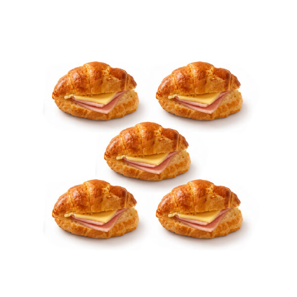 Croissant de jamón y queso